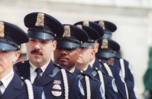 police officers standing in a line